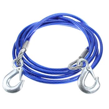 Трос для буксировки стальной TECH-MAR (d4м,5т,10мм)