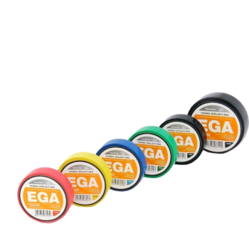 Изолента EGA MAXTER 15мм*10м желтая (3807)
