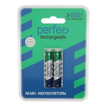 Батарейка Perfeo R3 950mAh BL2 пластик PF_C3015
